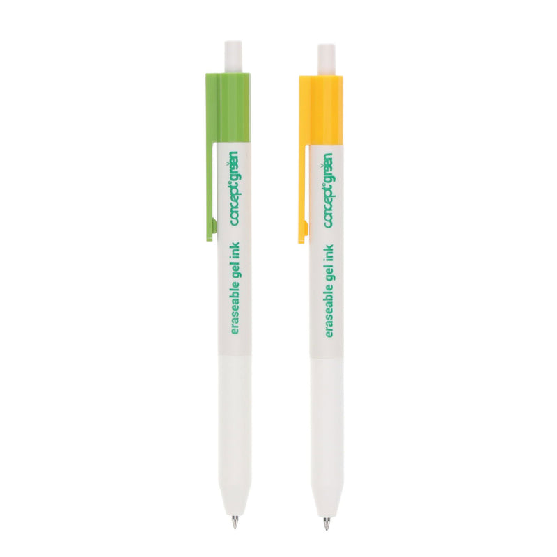 Concept Green Erasable Gel Ink Pen - 0.5mm - Pack of 2