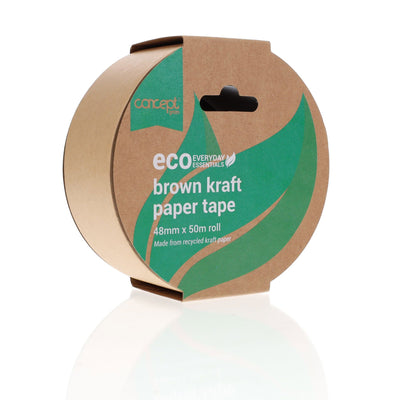 Concept Green Brown Kraft Paper Tape - 48mmx50m