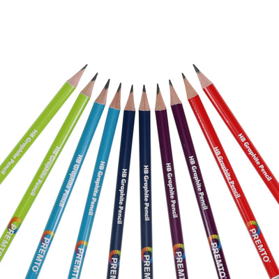 Premto HB Pencils With Eraser Tip - Tub of 100