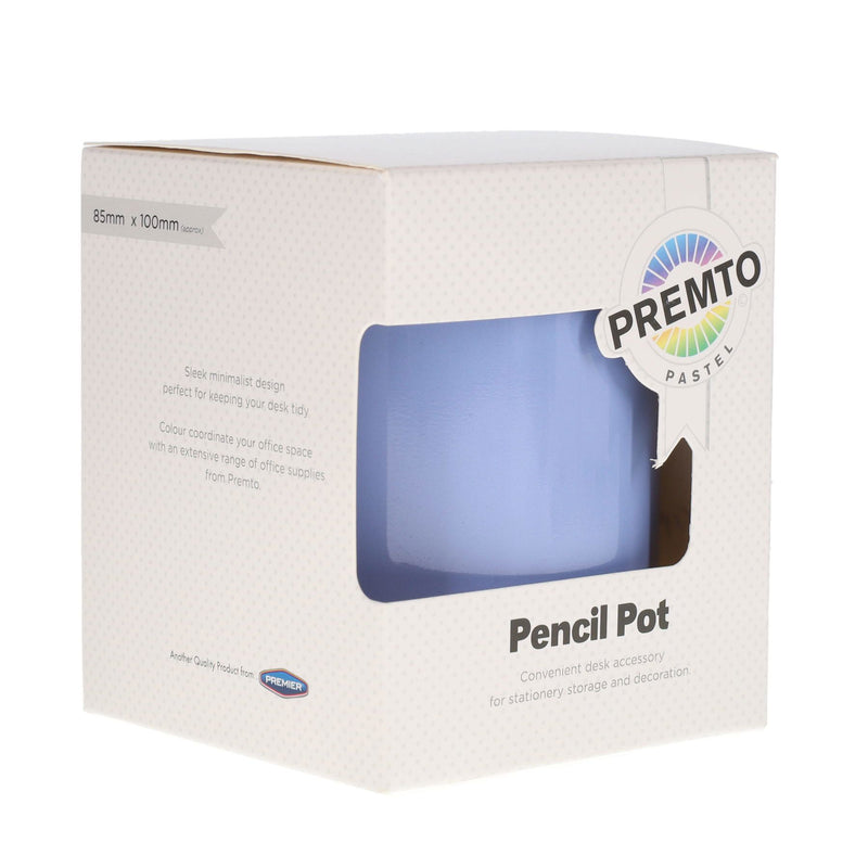 Premto Pastel Tin Pencil Pot - Cornflower Blue