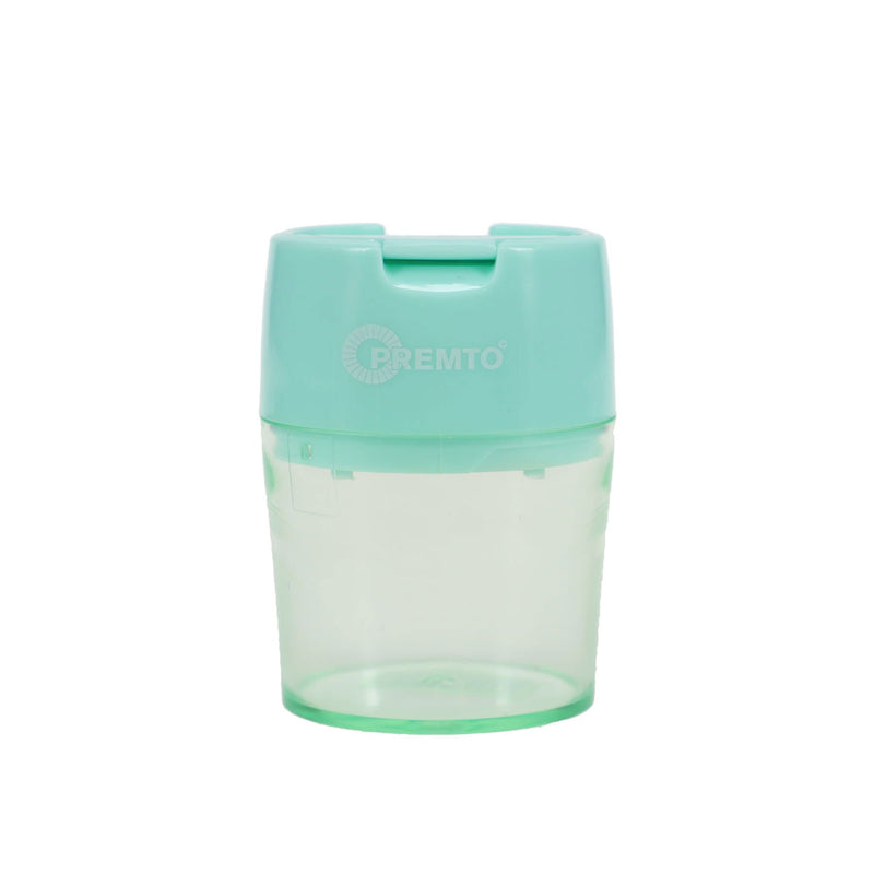 Premto Pastel Twin Hole Sharpener - Barrel - Mint Magic