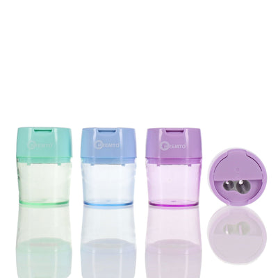 Premto Pastel Twin Hole Sharpener - Barrel - Wild Orchid