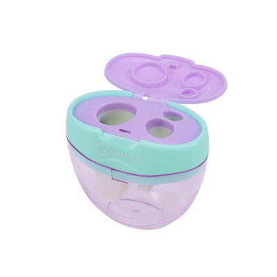 Premto Pastel Three Hole Sharpener - Mint Magic and Wild Orchid