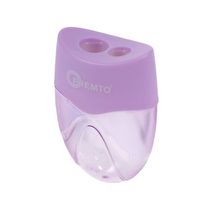 Premto Pastel Twin Hole Sharpener - Wild Orchid