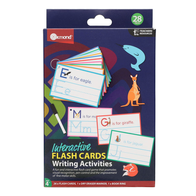 Ormond Interactive Flash Cards - Writing Activities