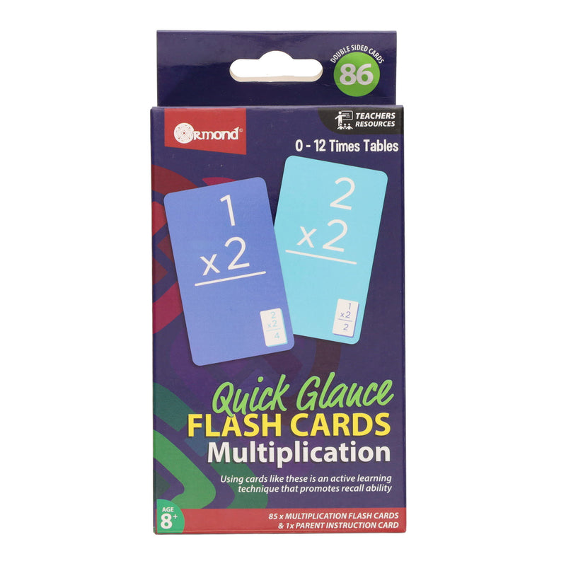 Ormond Flash Cards - Multiplication