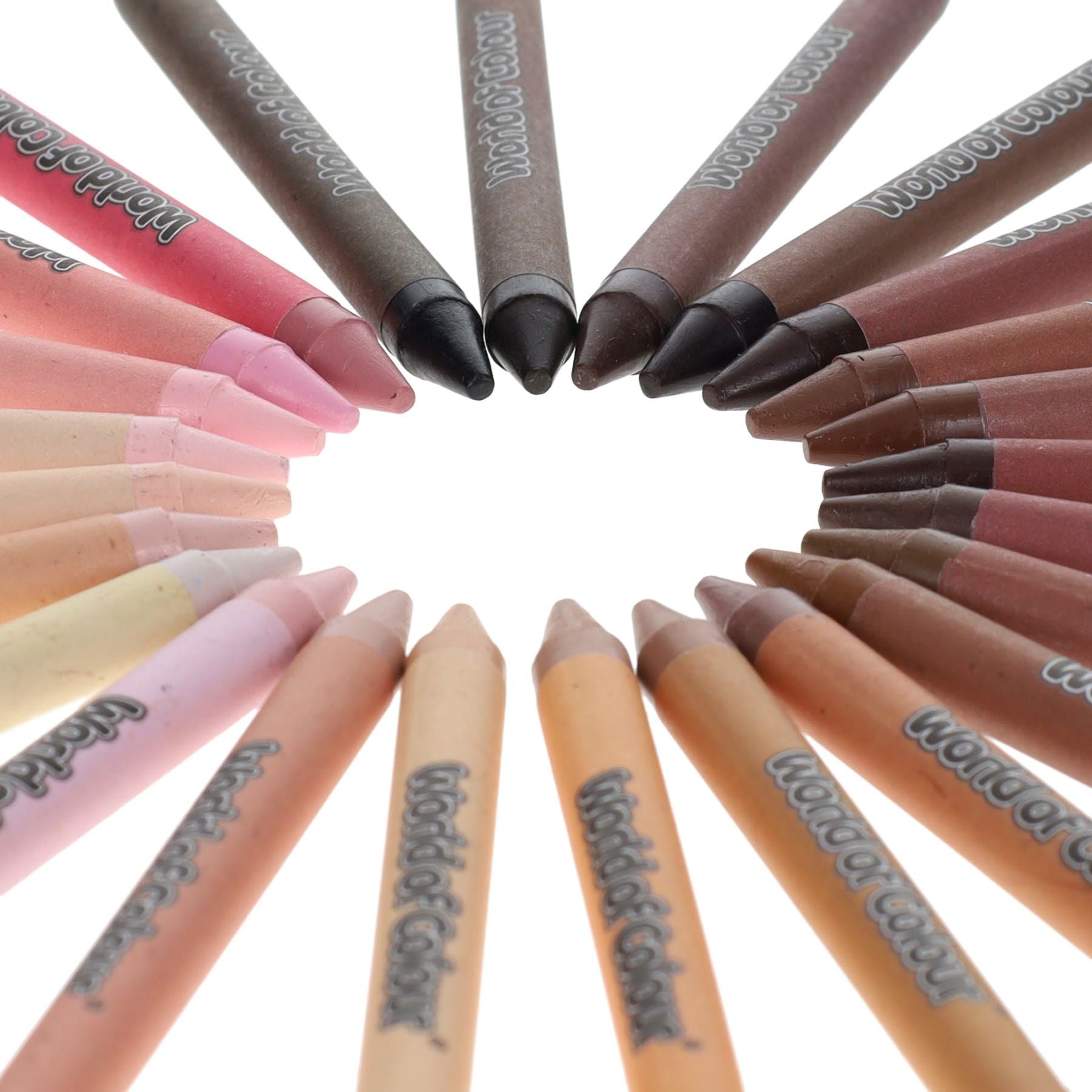 Skin Crayons World of Colour Skin Tone Crayons - Pack of 24 – Write Away Stationery