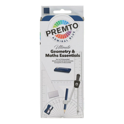 Premto Maths Set - Admiral Blue - 9 Pieces