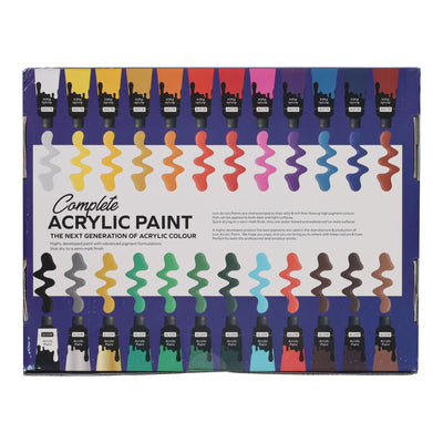 Icon Complete Acrylic Paint Collection - 36ml - Pack of 24