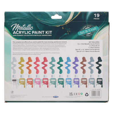 Icon Metallic Acrylic Paint Kit