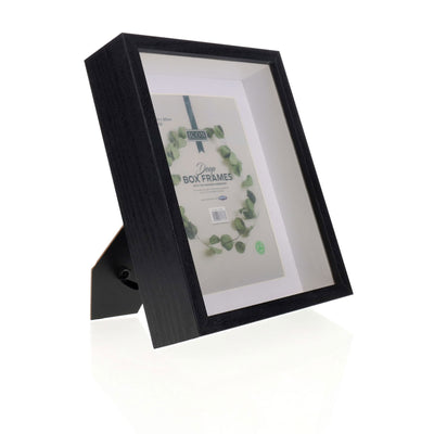 Icon Deep Box Frame - Black - 16cm X 20cm