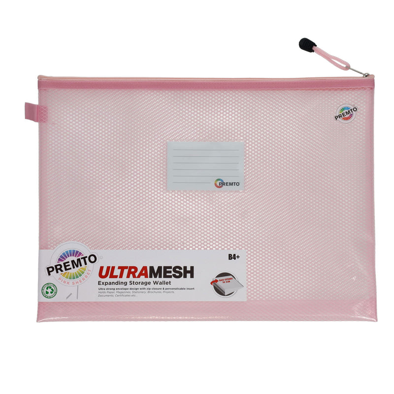 Premto Pastel B4+ Ultramesh Expanding Wallet - Pink Sherbet