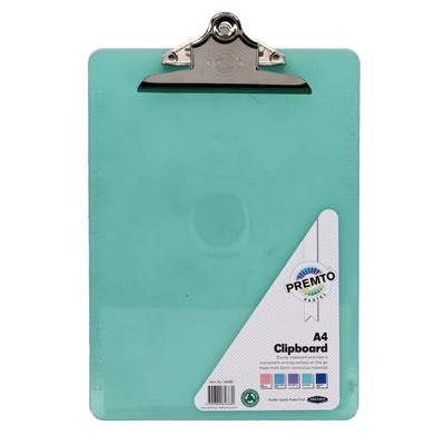 Premto Pastel A4 Clipboard Transparent - Pack of 5