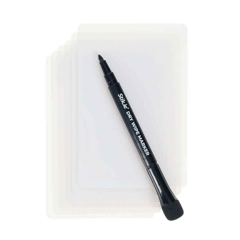 Stik.ie Reusable Stikie Notes - White - 4x6 - Pack of 6
