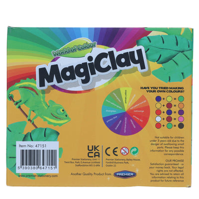 World of Colour Super Stretchy Magiclay - 15g Tubs - Set of 24