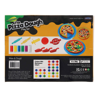 World of Colour The Pizza Dough Play Set - 6 x 20g