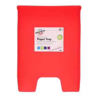 Premto Paper Tray - Portrait - Ketchup Red