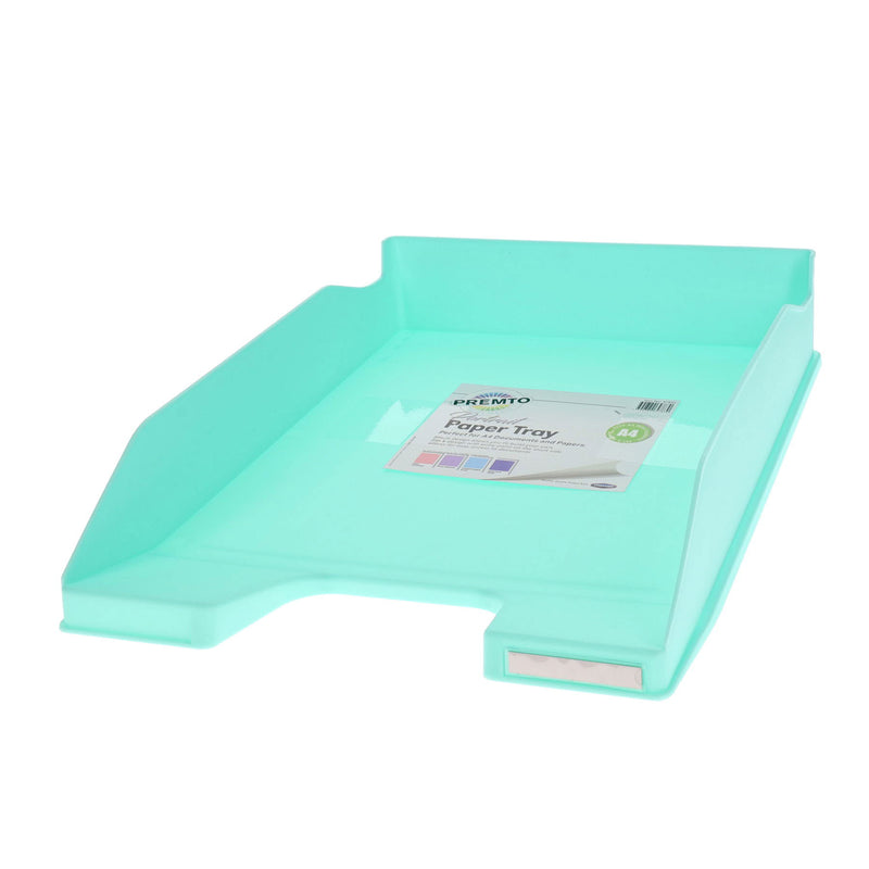 Premto Pastel Paper Tray - Portrait - Mint Magic