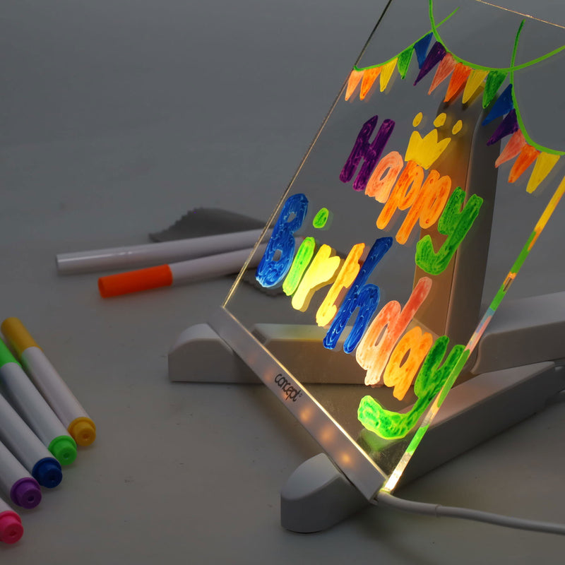 Concept Acrylic LED Notice Board - 150 x 150mm