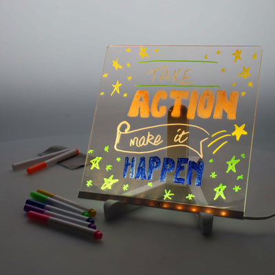 Concept Acrylic LED Notice Board - 200 x 200mm