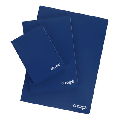 Concept A4 Soft Cover Notebook - 192 Pages - Blue