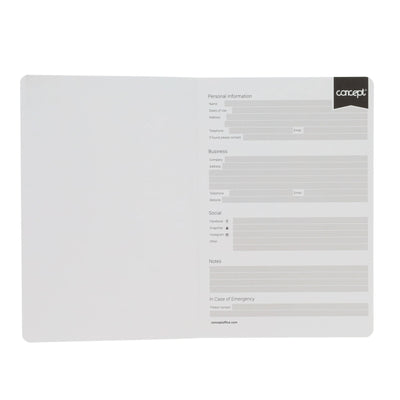 Concept A5 Soft Cover Notebook - 192 Pages - Blue