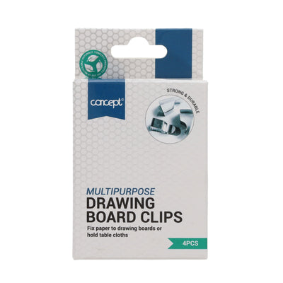 Concept Drawing Board Clips - Pack of 4
