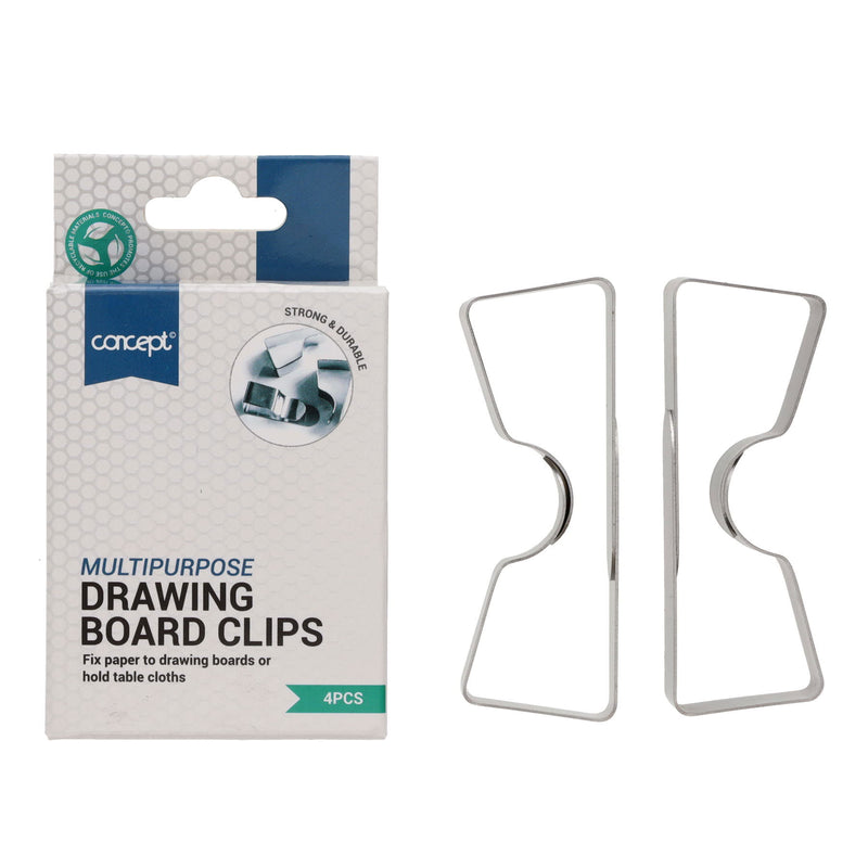 Concept Drawing Board Clips - Pack of 4