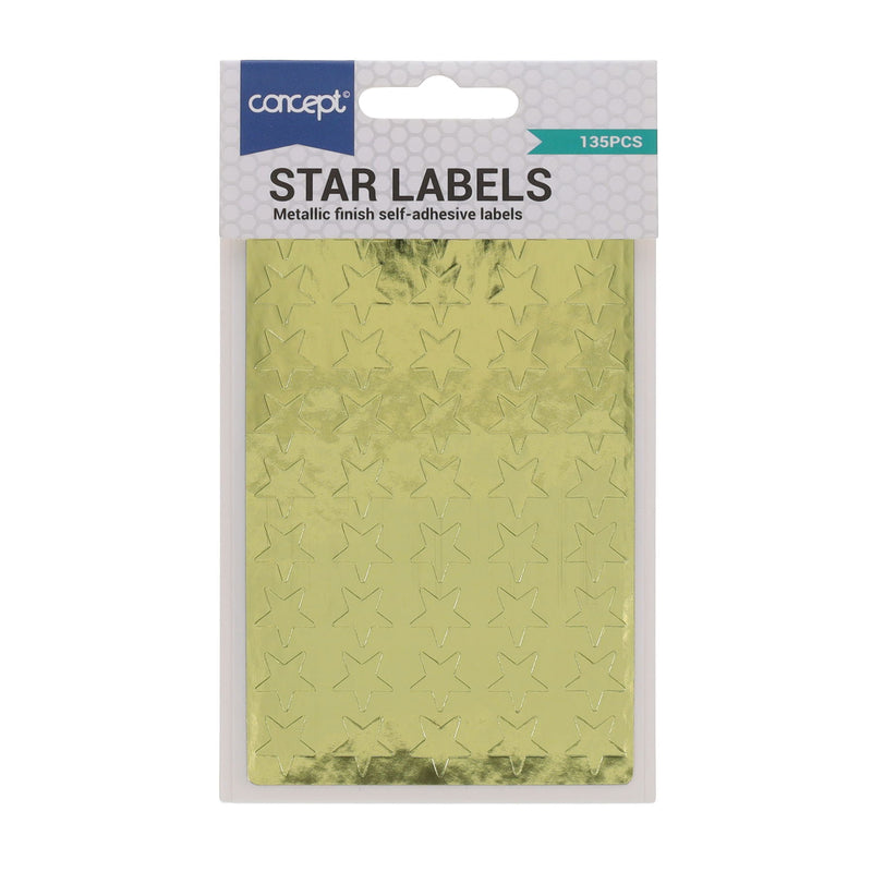 Concept Gold Stars - Pack of 135