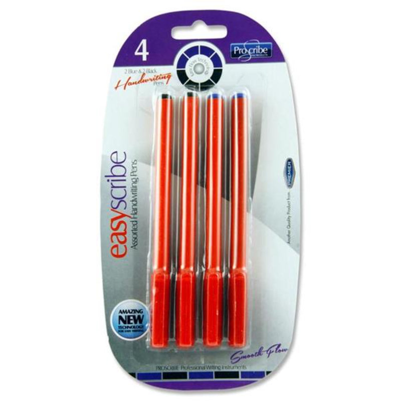 Pro:Scribe Easyscribe Handwriting Pens - Pack of 4