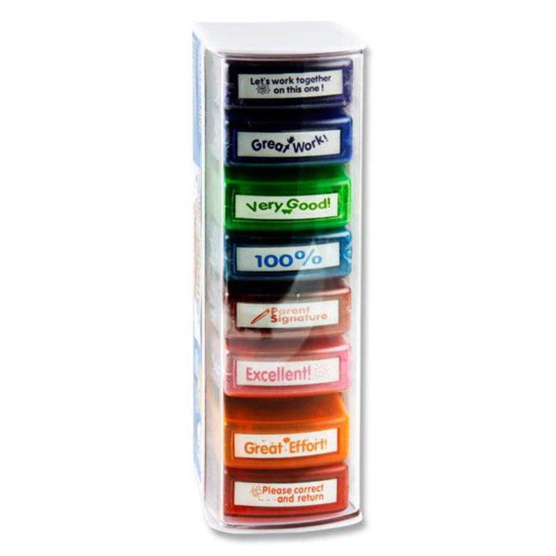 Clever Kidz Teachers Reward Stamps - Set of 8