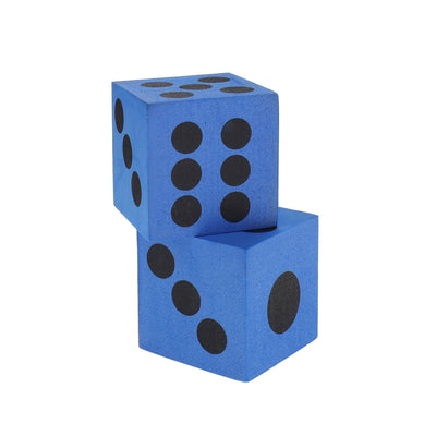 Clever Kidz Play & Learn Giant Dice - Blue - Pack of 2