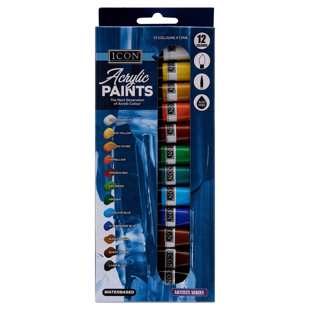 Aazon.co: Crafts 4 All Acrylic Paint Set - Art Paints for Canvas