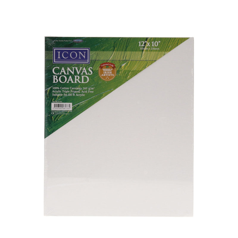 Icon Canvas Board - 365gsm - 12x10