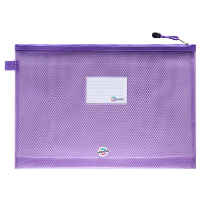 Premto B4+ Ultramesh Expanding Wallet with Zip Closure - Ultra Violet