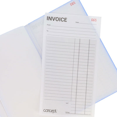 Concept 8X5 Carbonless Invoice Duplicate Book - 100 Pages