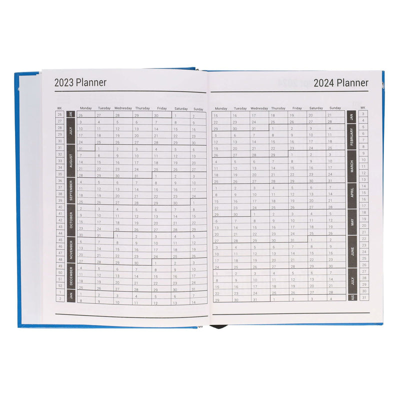 Premto A5 Page A Day Academic Diary 2023-2024 - Sunshine Yellow