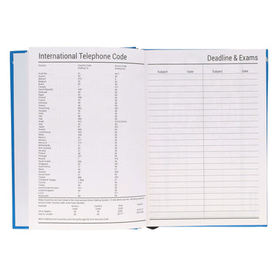 Premto A5 Page A Day Academic Diary 2023-2024 - Sunshine Yellow