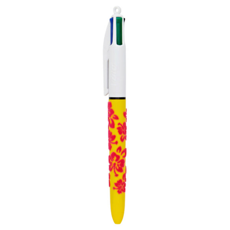 BIC 4 Colour Velours Ballpoint Pen - Jungle - Pack of 3