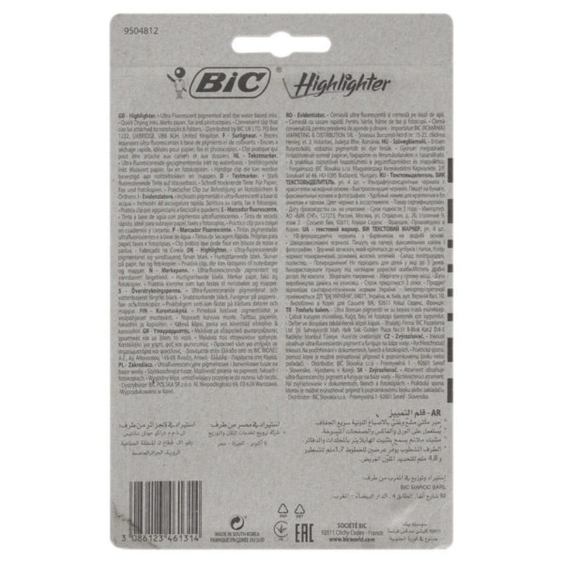 BIC Highlighters - Pack of 4