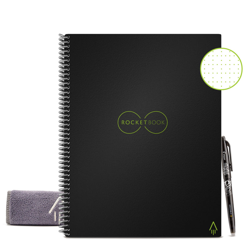 BIC A4 Rocketbook Core Letter Dotted - Black - 32 Pages