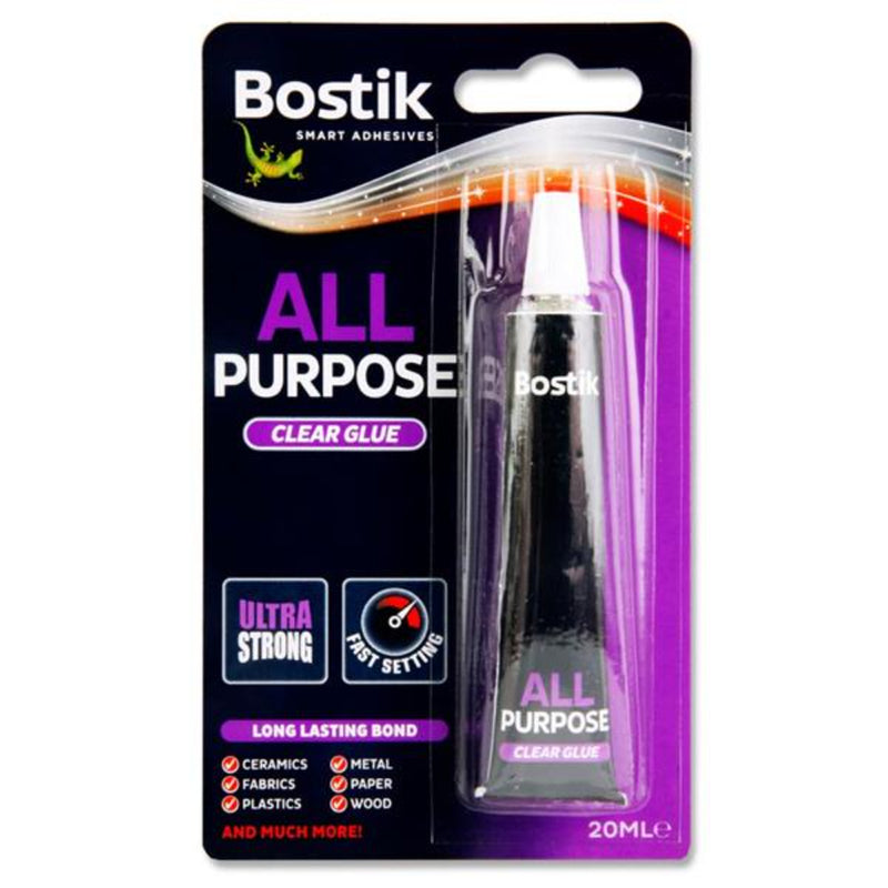 Bostik All Purpose Clear Glue - Ultra Strong - 20ml