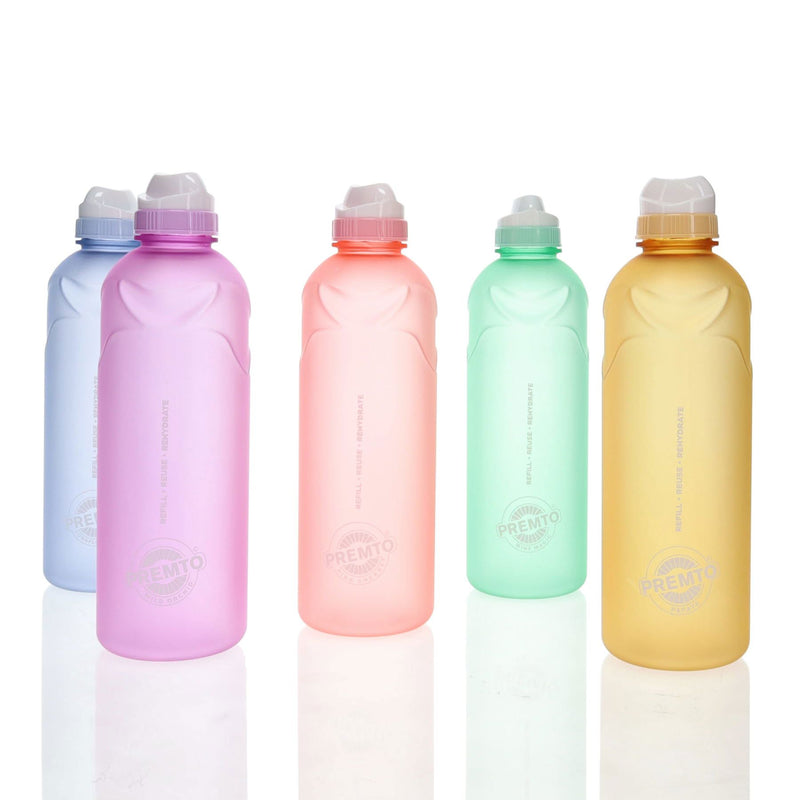 Premto Multipack | Pastel 750ml Stealth Soft Touch Bottle - Pack of 5