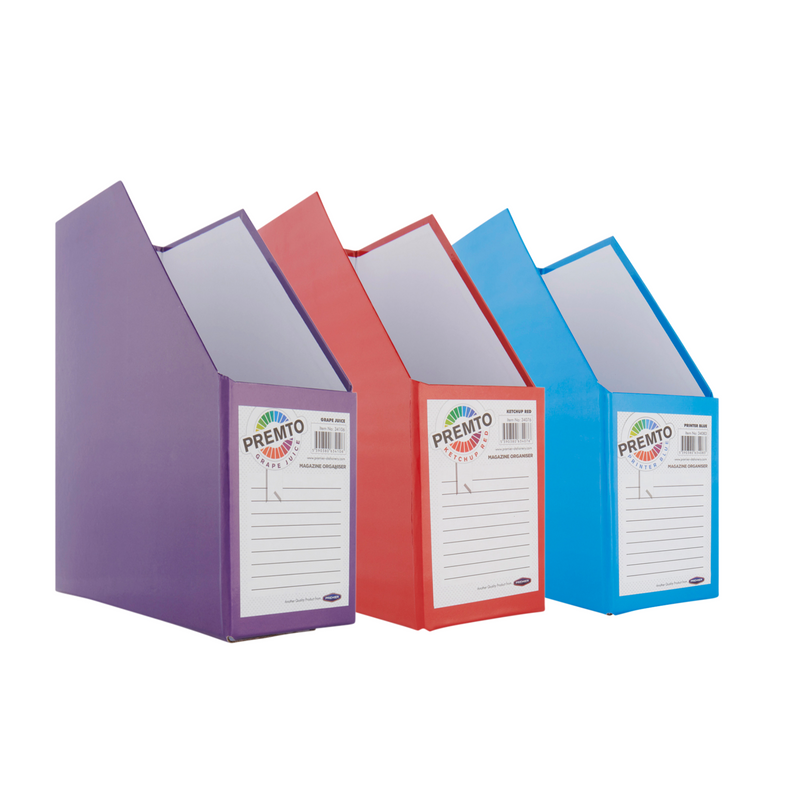 Premto Multipack | Heavy Duty Magazine Organiser - Pack of 3