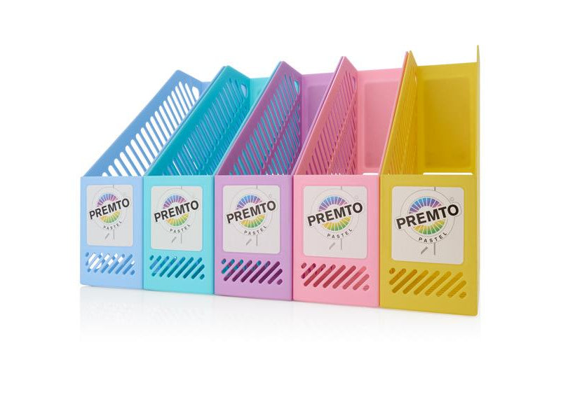 Premto Multipack | Pastel Magazine Organiser - Pack of 5