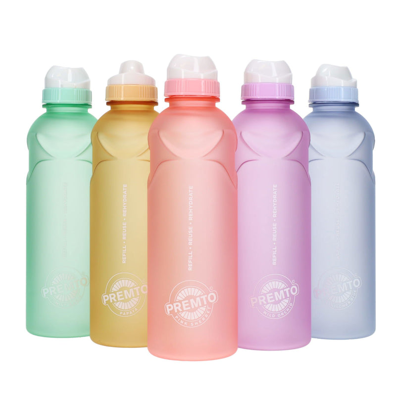 Premto Multipack | Pastel 500ml Stealth Soft Touch Bottle - Pack of 5
