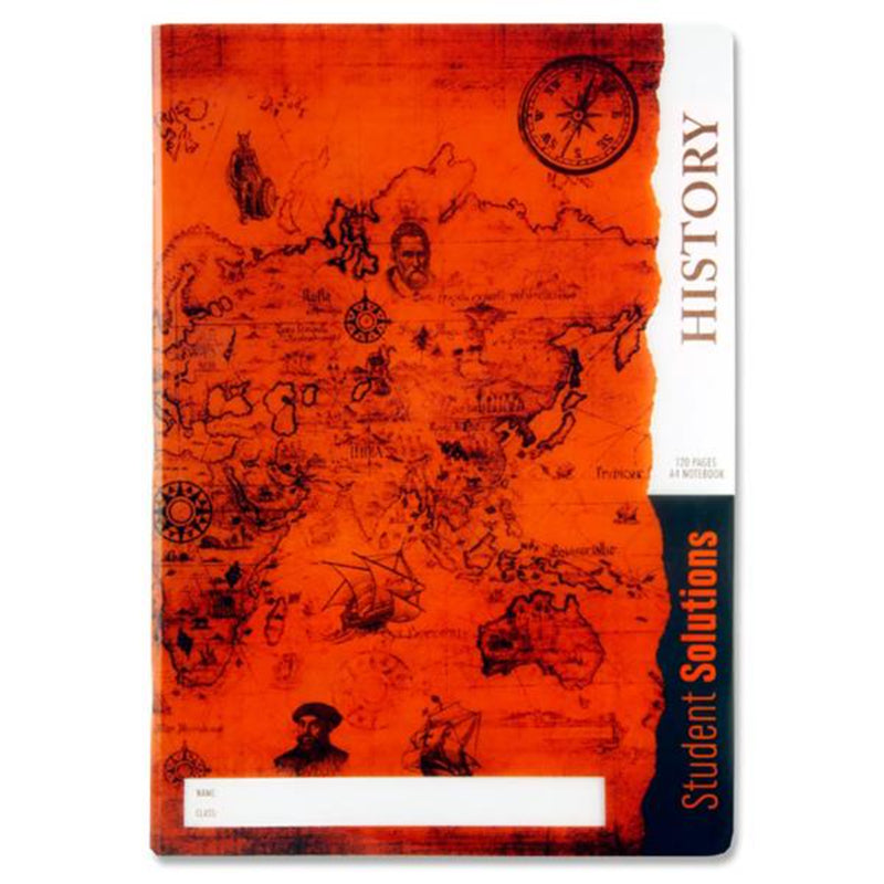 student-solutions-a4-durable-cover-subject-notebook-120-pages-history|Stationery Superstore UK