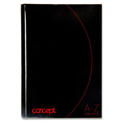 Concept A5 A-Z Index Book - 192 Pages