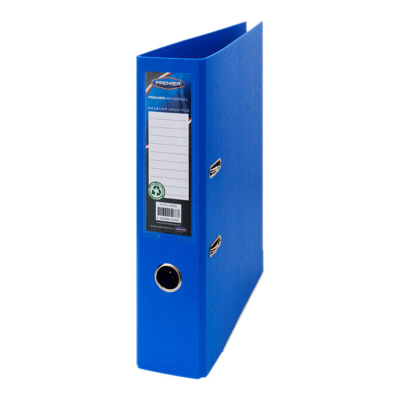 Premier A4 Lever Arch File - Blue