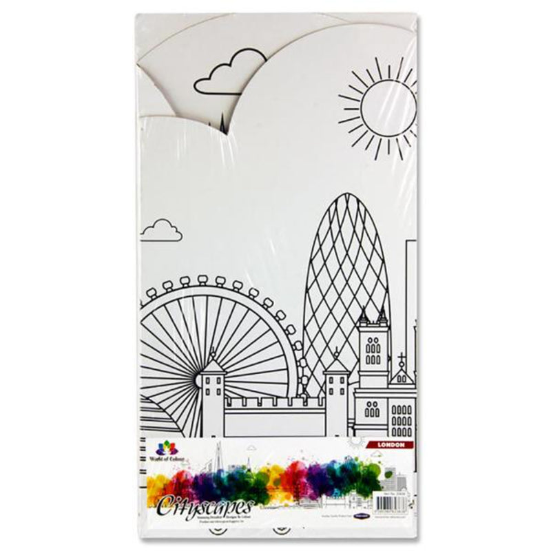 World of Colour Cityscapes Designs to Colour - London